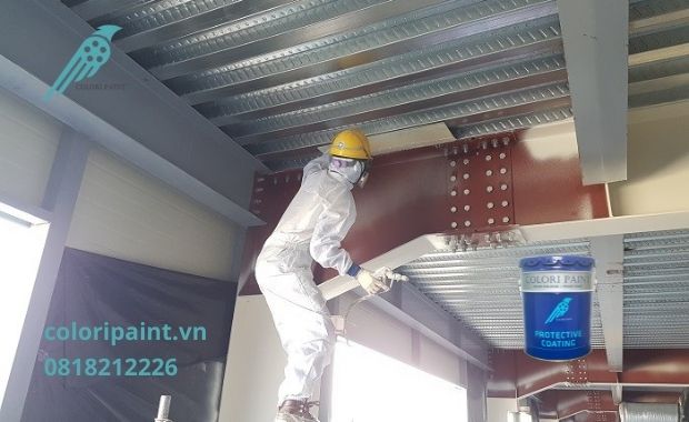 Sơn phủ sắt mạ kẽm Colori