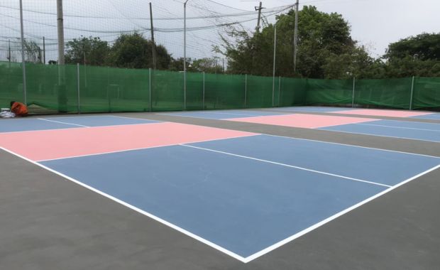 thi công sân Pickleball