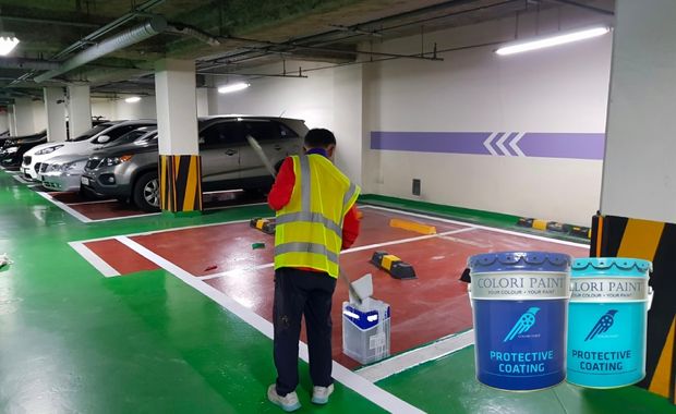 Những lưu ý khi thi công sơn epoxy sàn tầng hầm