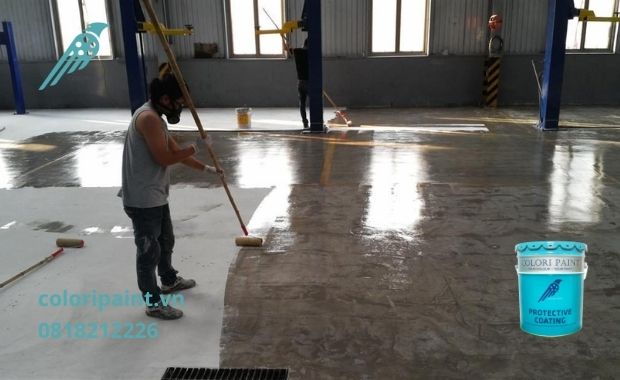 Thi công lớp sơn lót