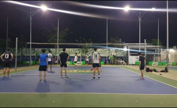 Sân Bóng Chuyền Ngoài Trời